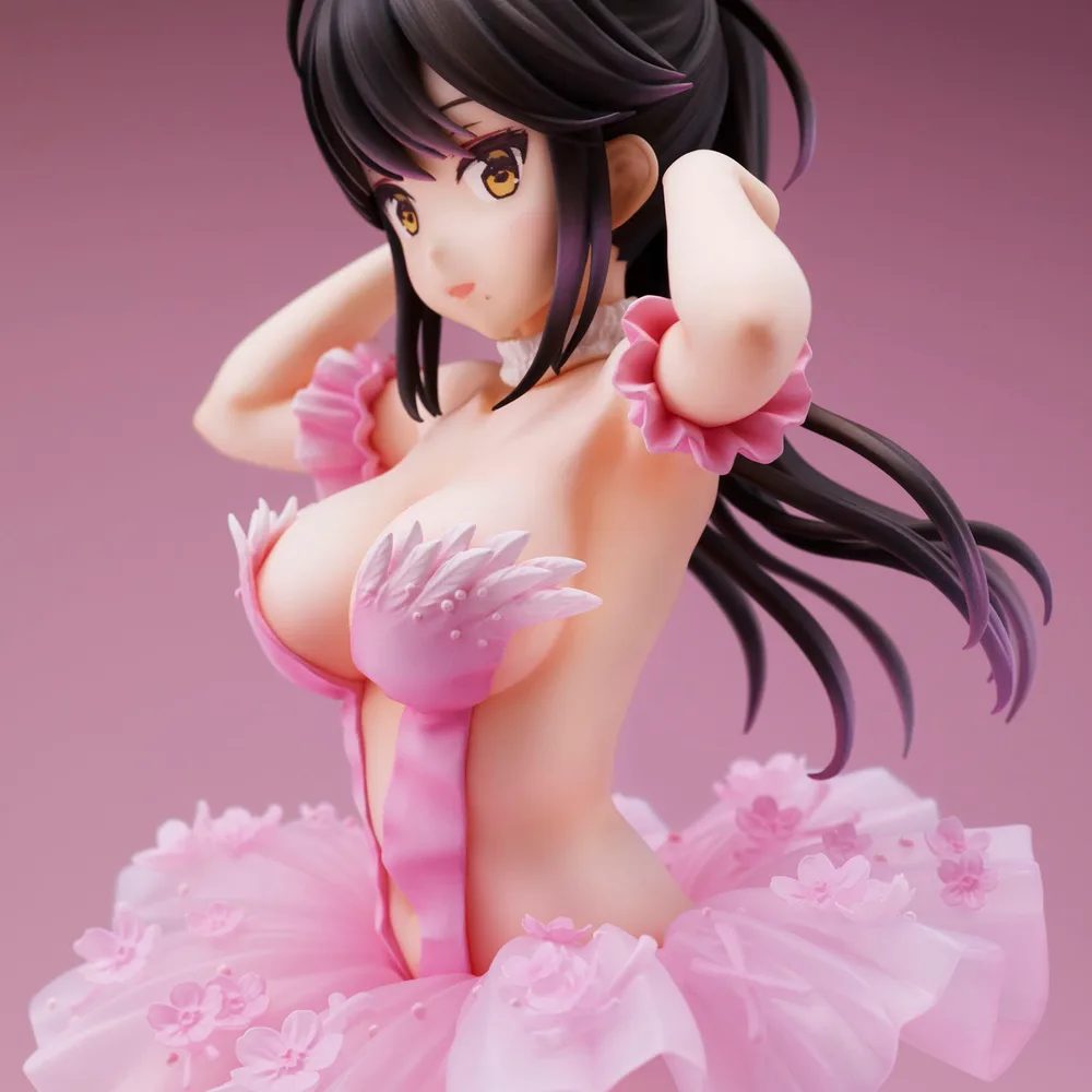 Anmi Illustration Pre-Painted Figure: Flamingo Ballet Company Ponytail Girl (Re-run)