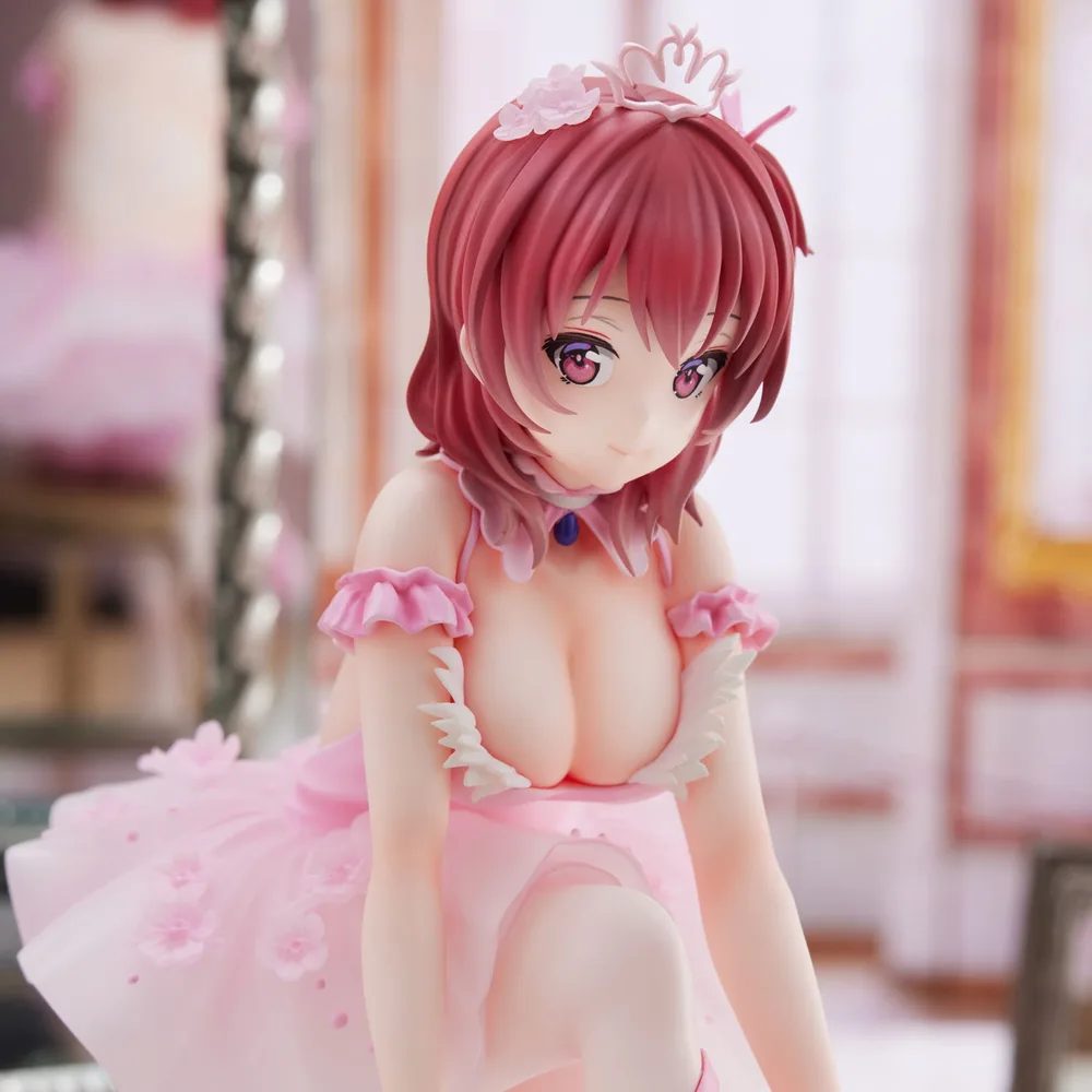 Anmi Illustration Pre-Painted Figure: Flamingo Ballet Company Red Hair Girl