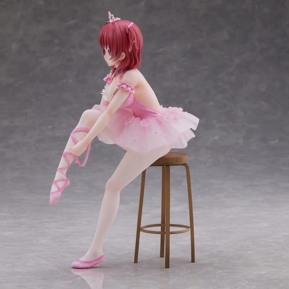 Anmi Illustration Pre-Painted Figure: Flamingo Ballet Company Red Hair Girl