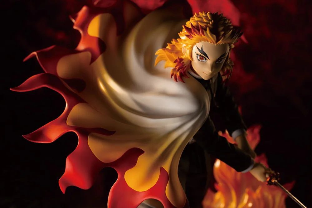 ARTFX J Demon Slayer Kimetsu no Yaiba 1/8 Scale Pre-Painted Figure: Kyojuro Rengoku