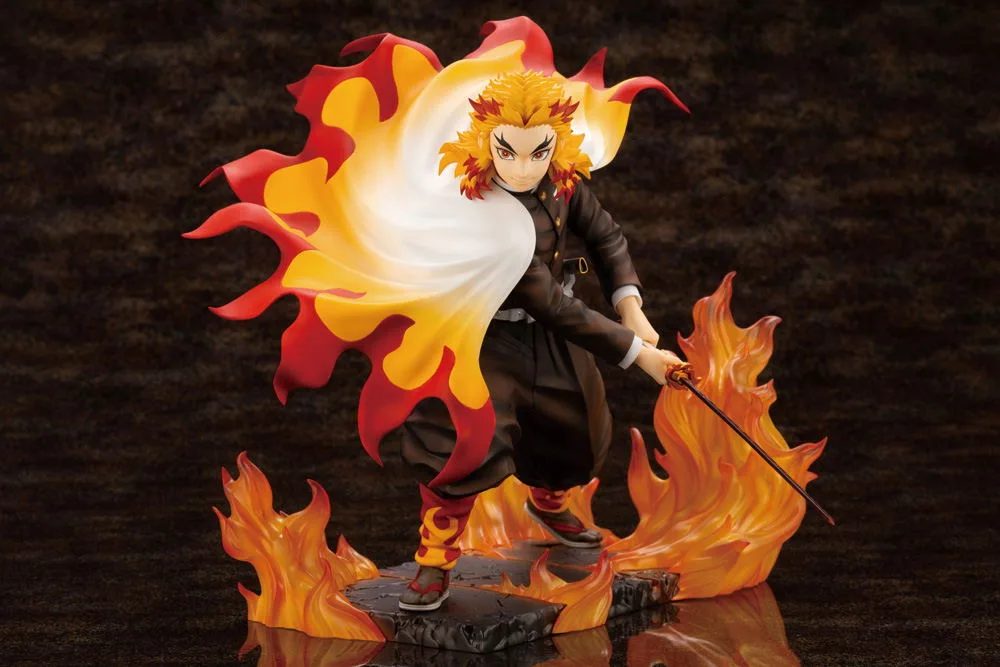 ARTFX J Demon Slayer Kimetsu no Yaiba 1/8 Scale Pre-Painted Figure: Kyojuro Rengoku
