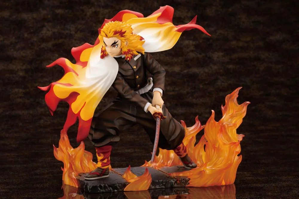 ARTFX J Demon Slayer Kimetsu no Yaiba 1/8 Scale Pre-Painted Figure: Kyojuro Rengoku