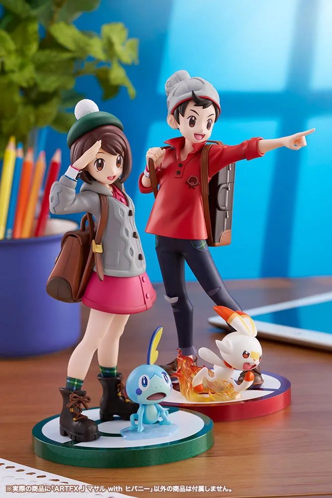 ARTFX J Pokemon Series 1/8 Scale Pre-Painted Figure: Victor with Scorbunny