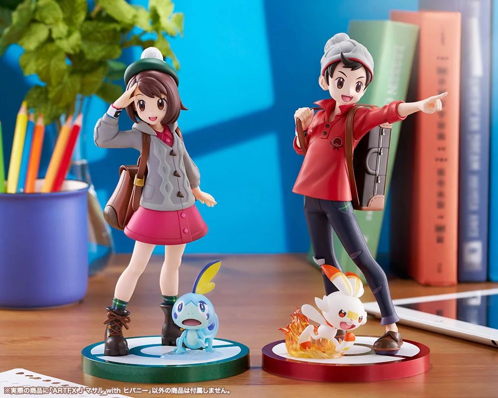 ARTFX J Pokemon Series 1/8 Scale Pre-Painted Figure: Victor with Scorbunny