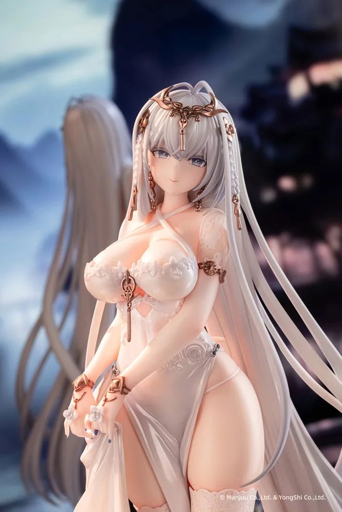 Azur Lane 1/6 Scale Pre-Painted Figure: Emden Moonsilver Union Ver. (White)