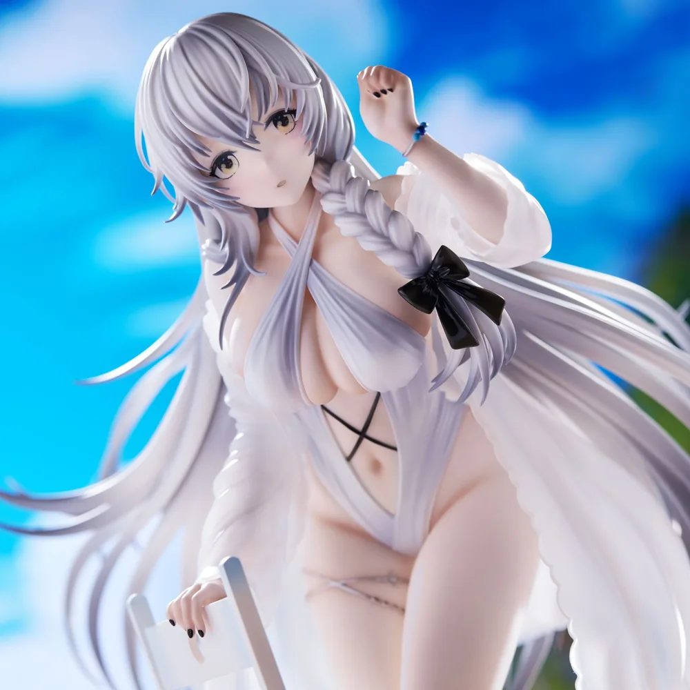 Azur Lane Pre-Painted Figure: Hermione Pure White Holiday Ver.