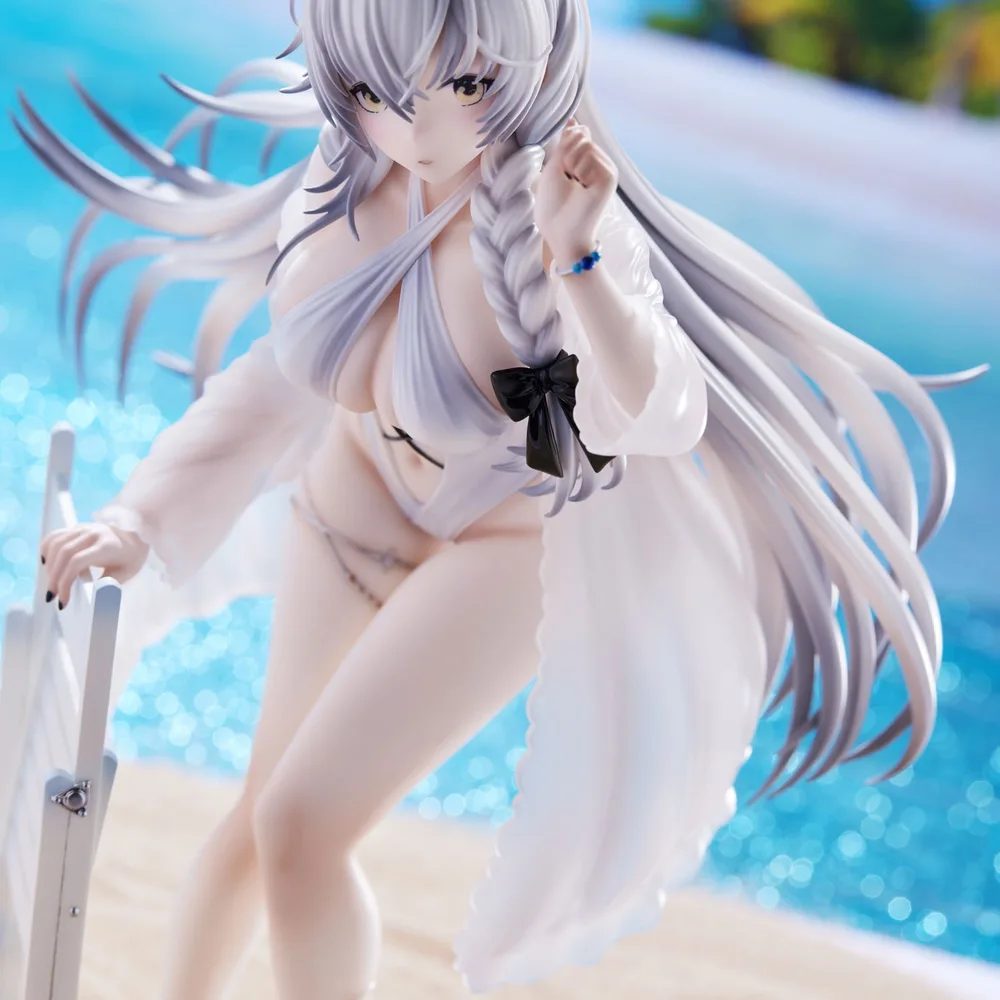 Azur Lane Pre-Painted Figure: Hermione Pure White Holiday Ver.