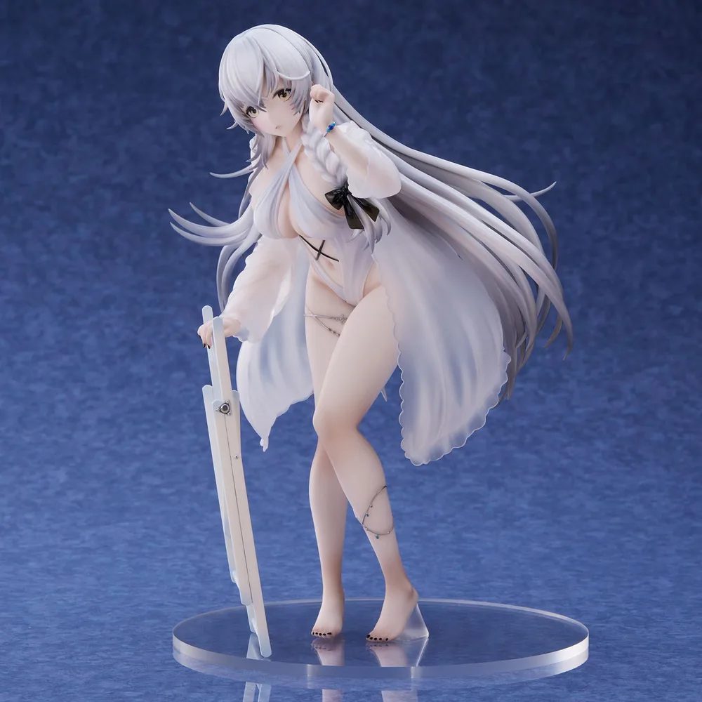 Azur Lane Pre-Painted Figure: Hermione Pure White Holiday Ver.