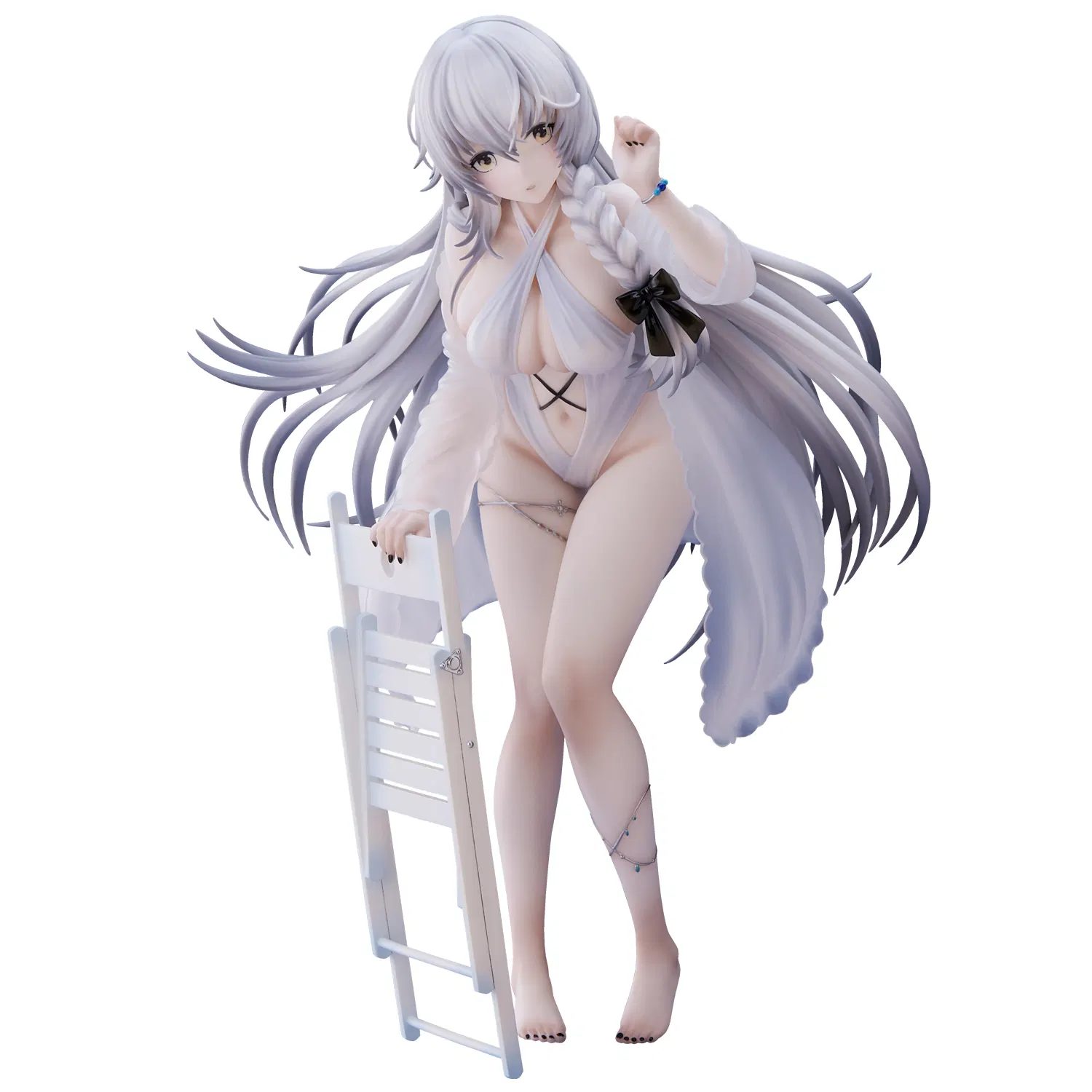 Azur Lane Pre-Painted Figure: Hermione Pure White Holiday Ver.