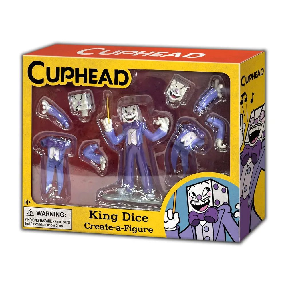 Cuphead Create-A-Figure 3 Mini Figure: King Dice