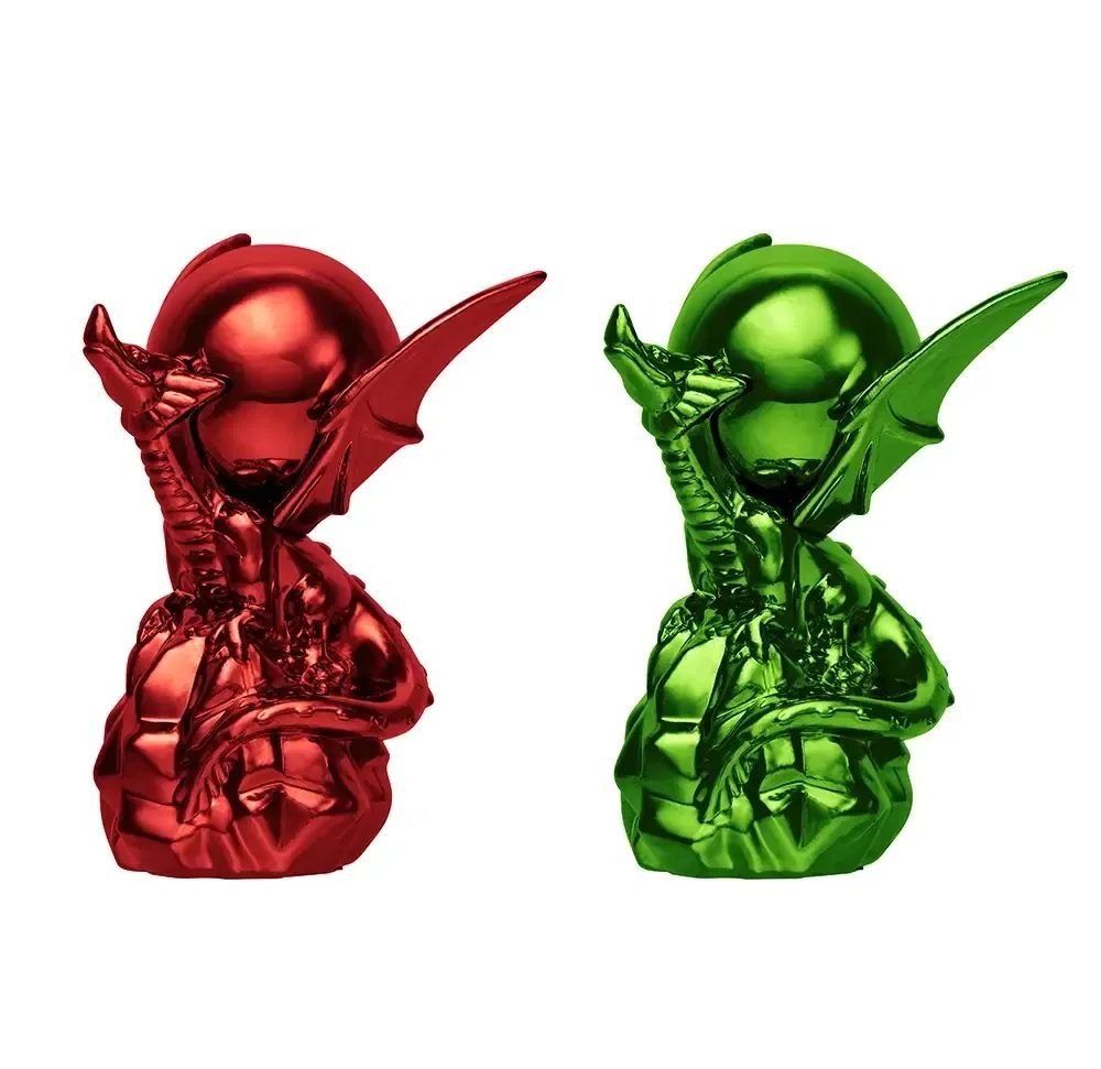 Dragon Quest Metallic Items Gallery Red Orb & Green Orb