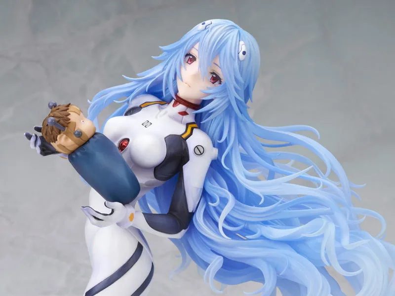 Evangelion 3.0+1.0 Thrice Upon a Time 1/7 Scale Pre-Painted Figure: Ayanami Rei Long Hair Ver.