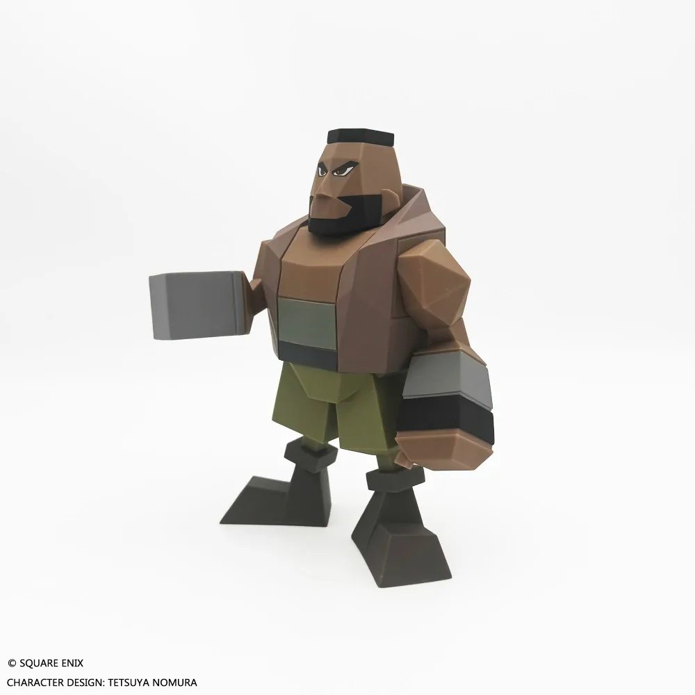Final Fantasy VII Polygon Soft Vinyl Figure Barret Wallace
