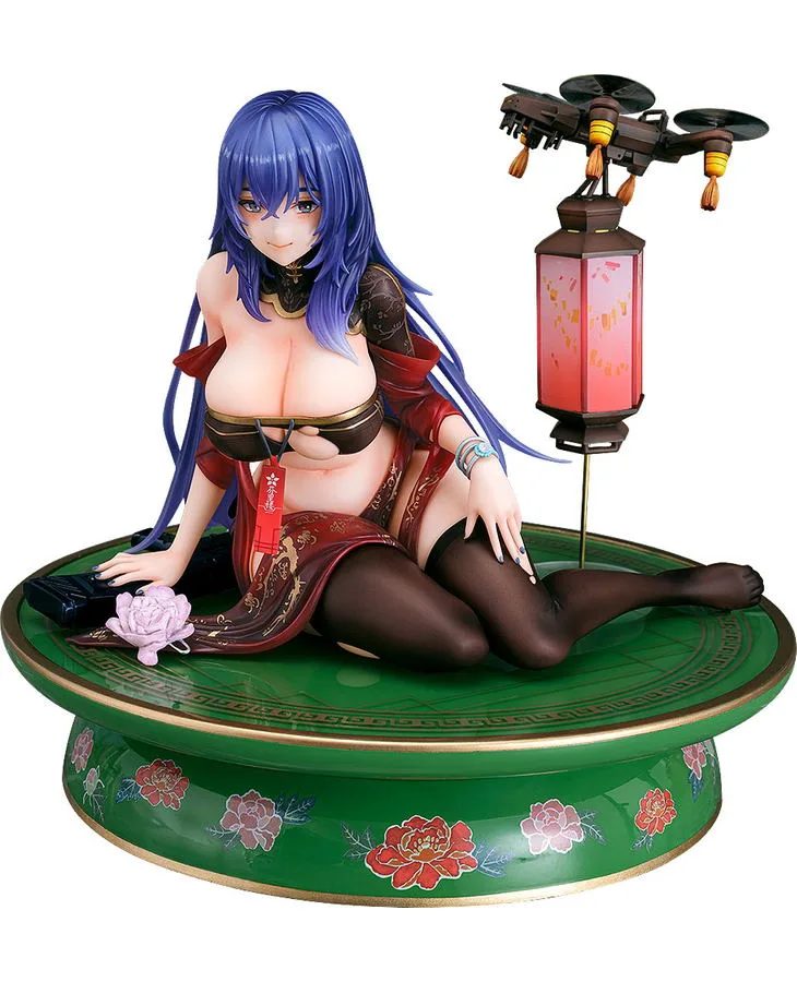 Girls' Frontline 1/6 Scale Pre-Painted Figure: DP-12 Echeveria Lantern Crimson