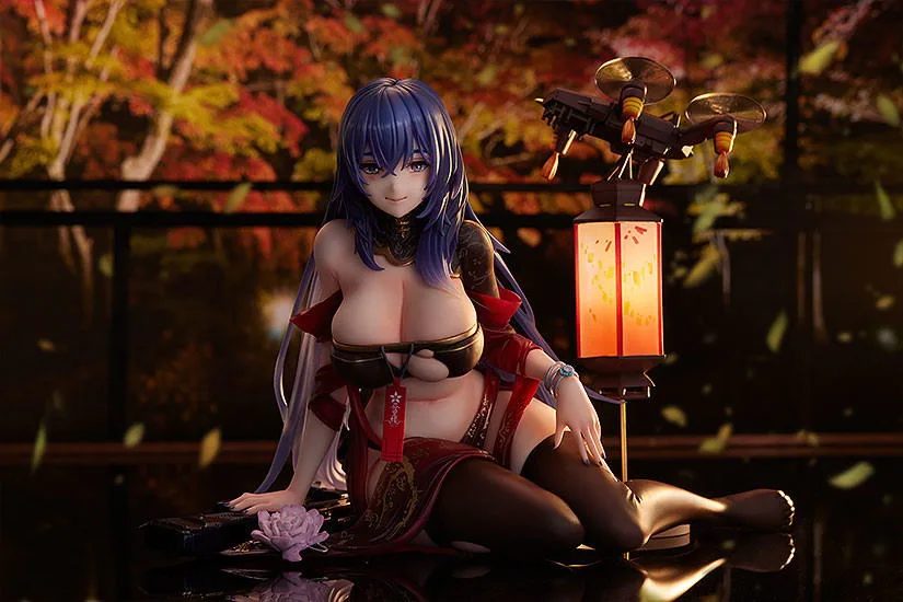 Girls' Frontline 1/6 Scale Pre-Painted Figure: DP-12 Echeveria Lantern Crimson