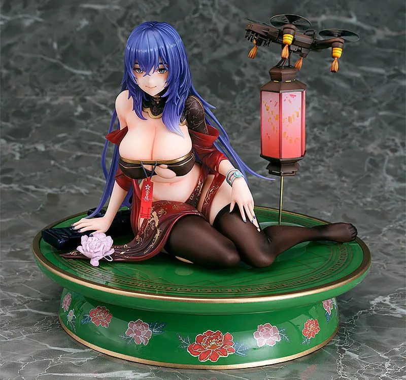 Girls' Frontline 1/6 Scale Pre-Painted Figure: DP-12 Echeveria Lantern Crimson