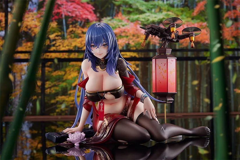 Girls' Frontline 1/6 Scale Pre-Painted Figure: DP-12 Echeveria Lantern Crimson