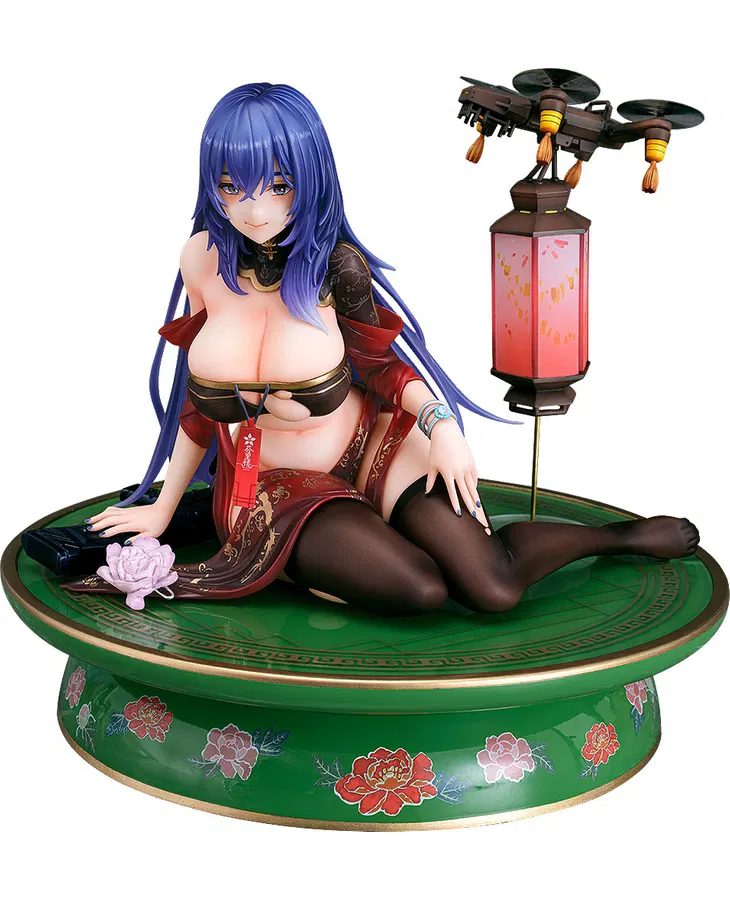 Girls' Frontline 1/6 Scale Pre-Painted Figure: DP-12 Echeveria Lantern Crimson