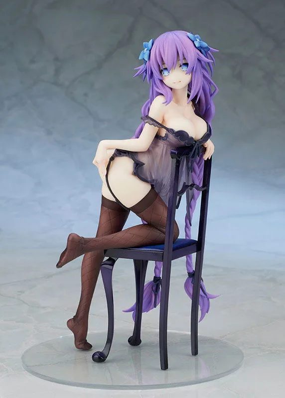 Hyperdimension Neptunia Pre-Painted Figure: Purple Heart Baby Doll Ver.