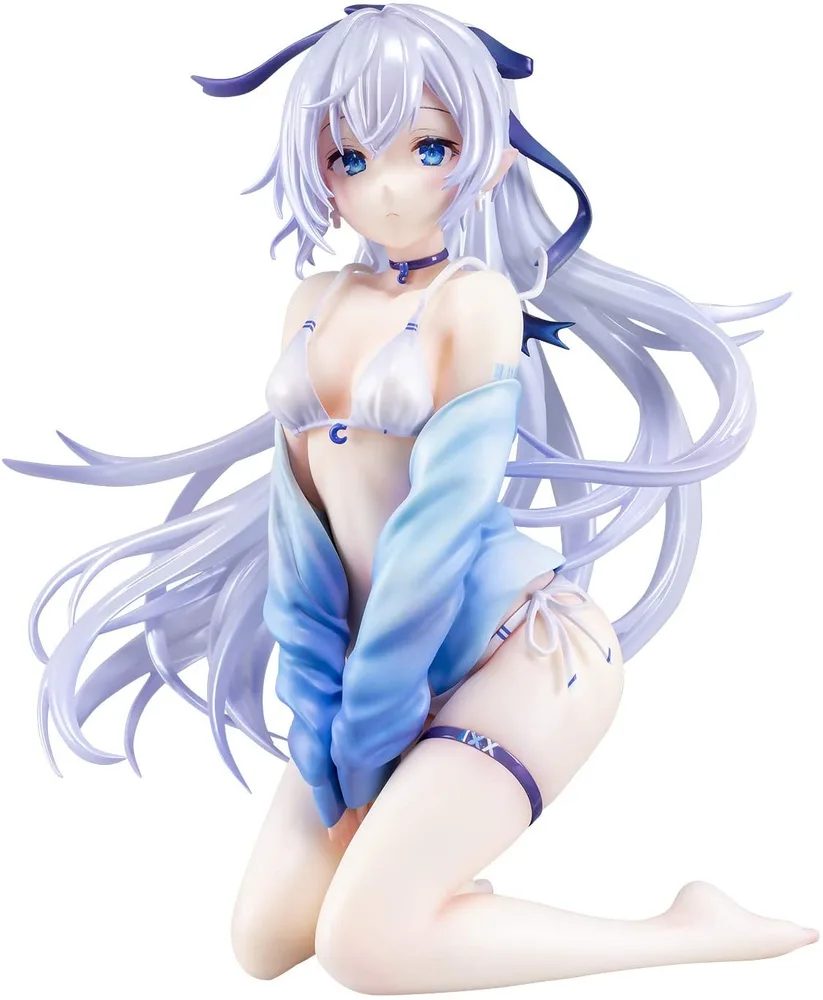Kasu Komeshiro Original Illustration 1/7 Scale Pre-Painted Figure: Aqua-chan
