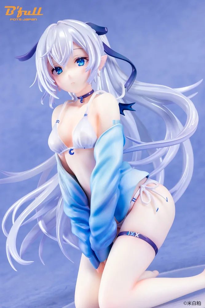 Kasu Komeshiro Original Illustration 1/7 Scale Pre-Painted Figure: Aqua-chan
