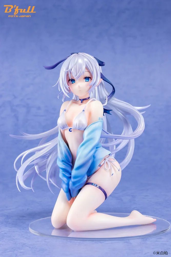 Kasu Komeshiro Original Illustration 1/7 Scale Pre-Painted Figure: Aqua-chan