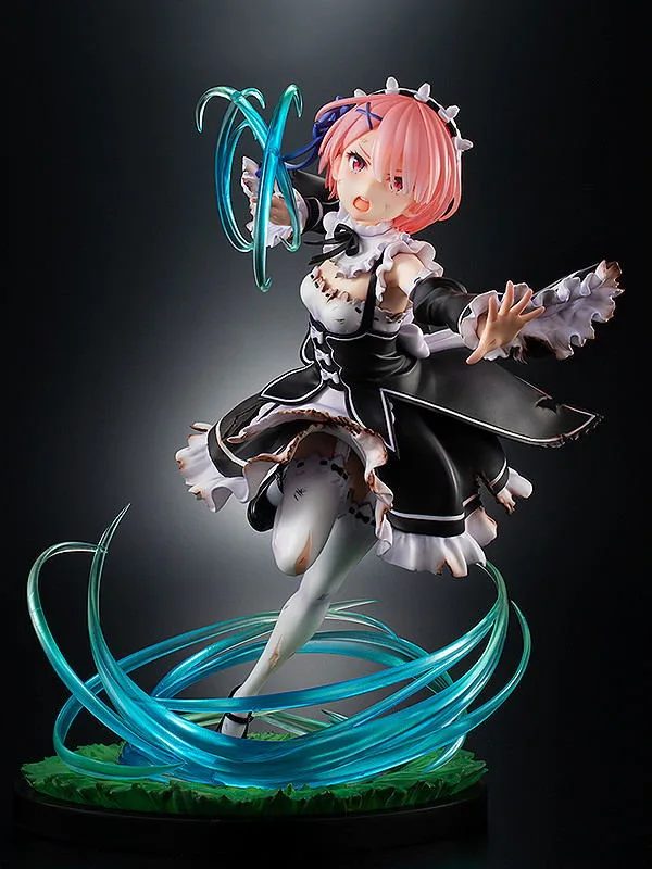 KD Colle Re:Zero - Starting Life in Another World 1/7 Scale Pre-Painted Figure: Ram Battle with Roswaal Ver.