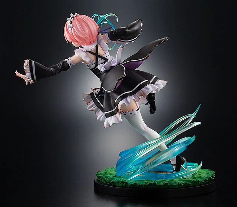 KD Colle Re:Zero - Starting Life in Another World 1/7 Scale Pre-Painted Figure: Ram Battle with Roswaal Ver.