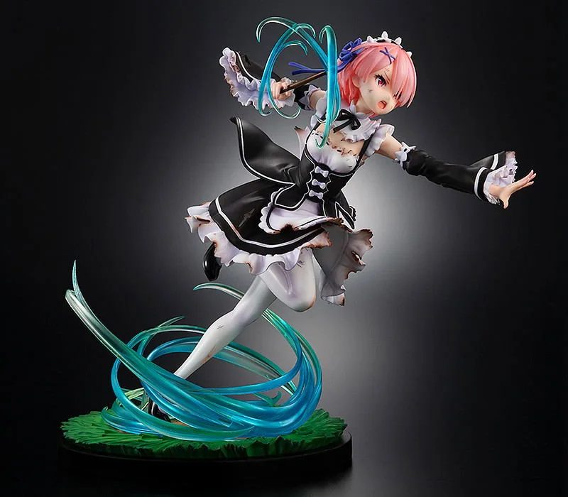 KD Colle Re:Zero - Starting Life in Another World 1/7 Scale Pre-Painted Figure: Ram Battle with Roswaal Ver.