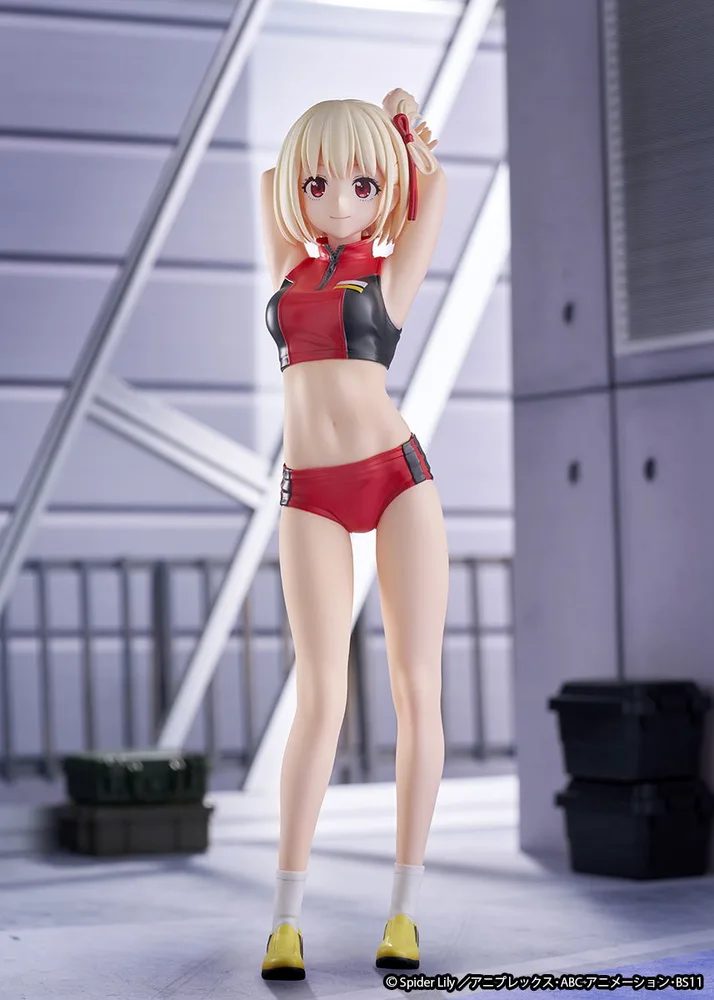 Lycoris Recoil 1/7 Scale Pre-Painted Figure: Nishikigi Chisato Training Wear