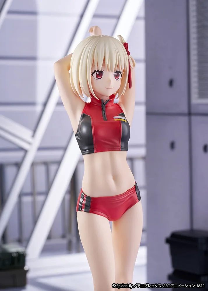Lycoris Recoil 1/7 Scale Pre-Painted Figure: Nishikigi Chisato Training Wear