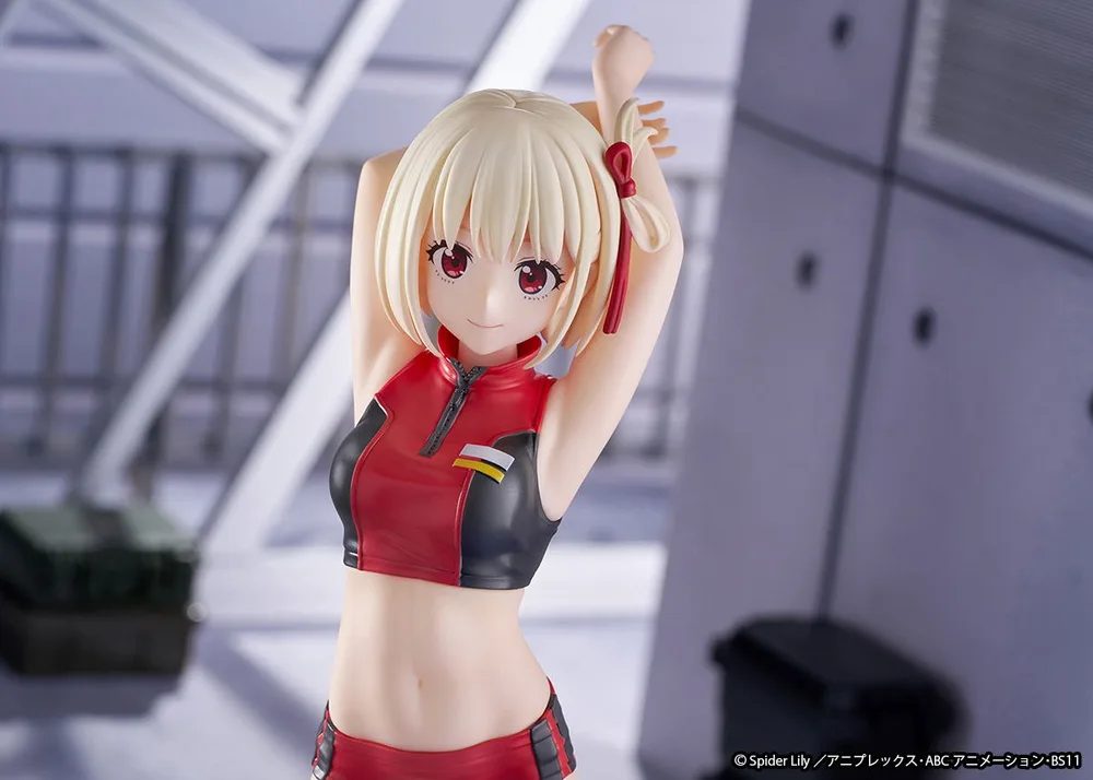 Lycoris Recoil 1/7 Scale Pre-Painted Figure: Nishikigi Chisato Training Wear