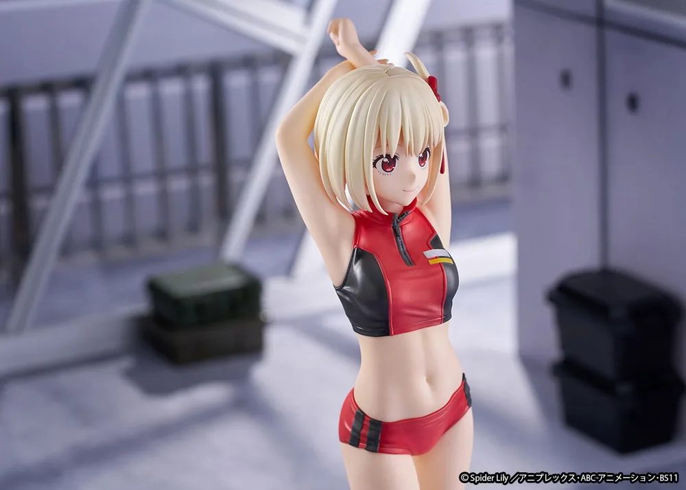 Lycoris Recoil 1/7 Scale Pre-Painted Figure: Nishikigi Chisato Training Wear