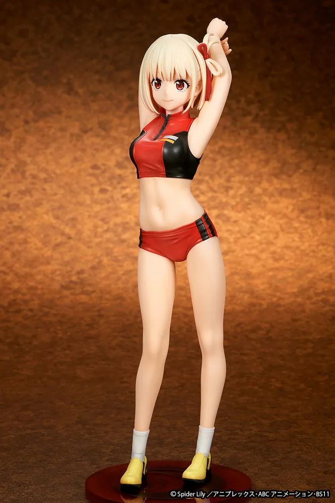 Lycoris Recoil 1/7 Scale Pre-Painted Figure: Nishikigi Chisato Training Wear