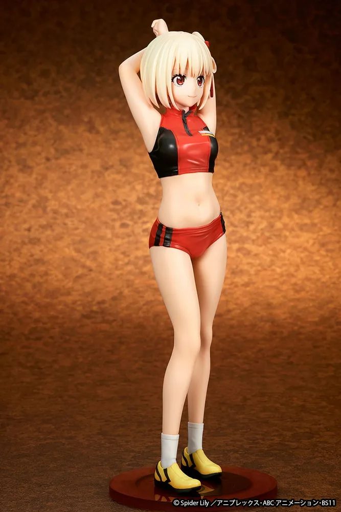 Lycoris Recoil 1/7 Scale Pre-Painted Figure: Nishikigi Chisato Training Wear