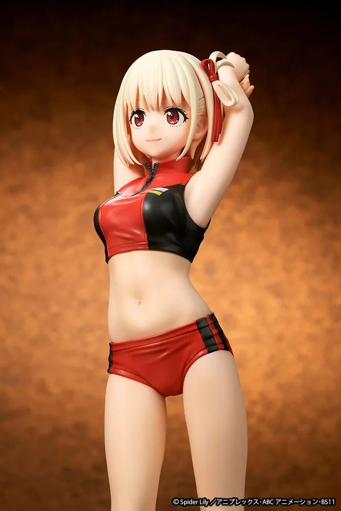 Lycoris Recoil 1/7 Scale Pre-Painted Figure: Nishikigi Chisato Training Wear
