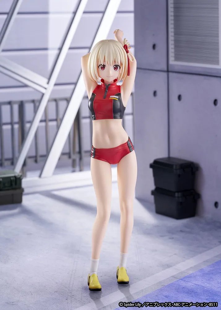 Lycoris Recoil 1/7 Scale Pre-Painted Figure: Nishikigi Chisato Training Wear
