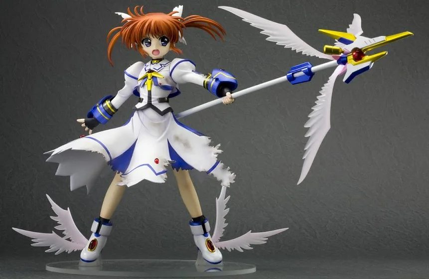 Magical Girl Lyrical Nanoha The Movie 1st 1/8 Scale Pre-Painted  PVC Figure: Takamachi Nanoha -Devotion-