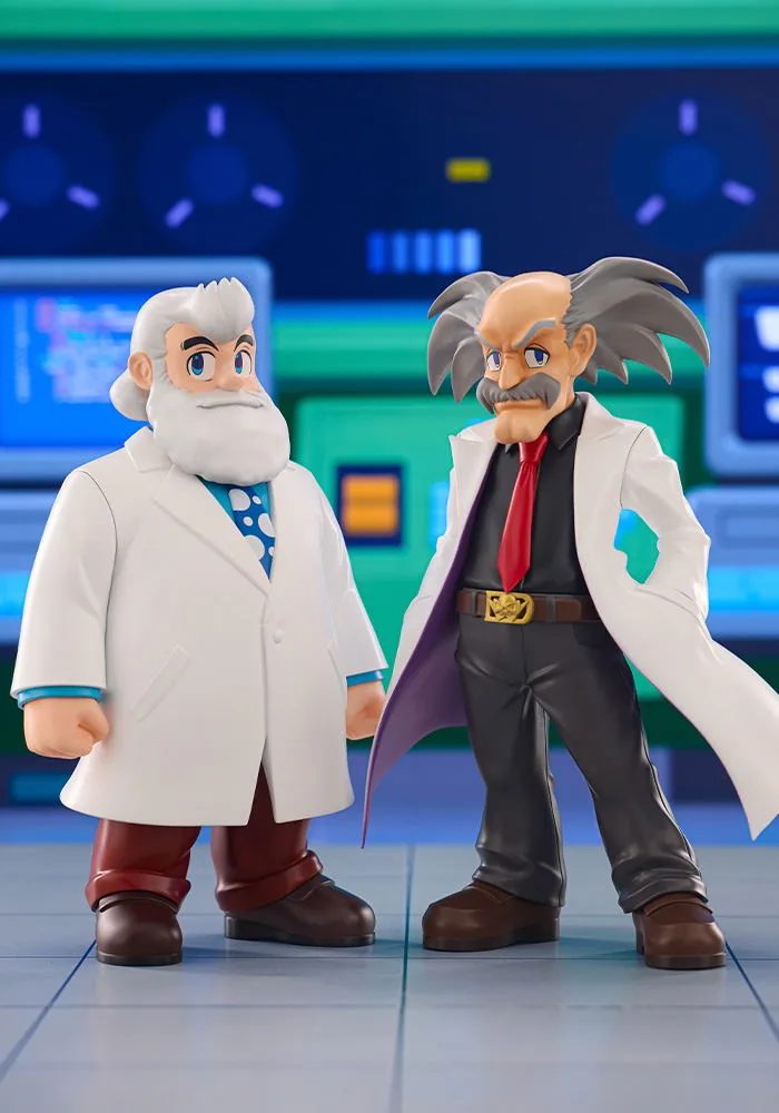 Mega Man Pre-Painted Figure: Oshi Works Dr. Wily & Dr. Light