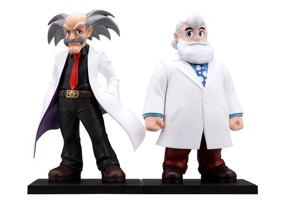Mega Man Pre-Painted Figure: Oshi Works Dr. Wily & Dr. Light
