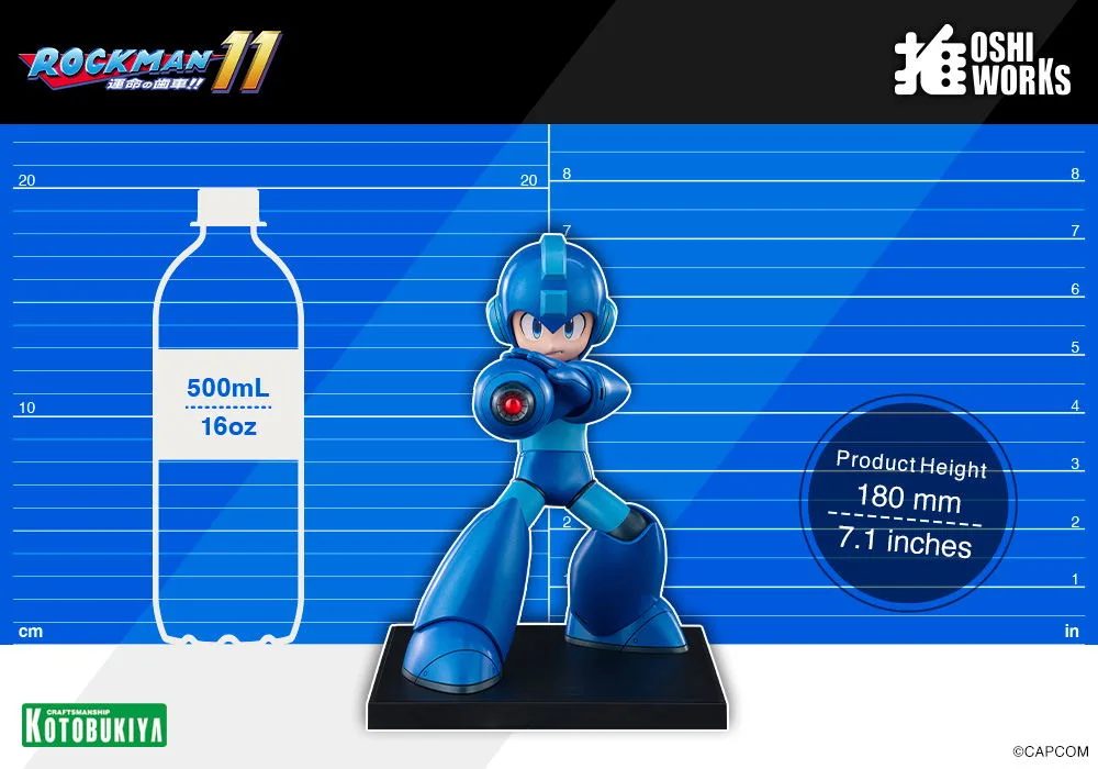 Mega Man Pre-Painted Figure: Oshi Works Mega Man