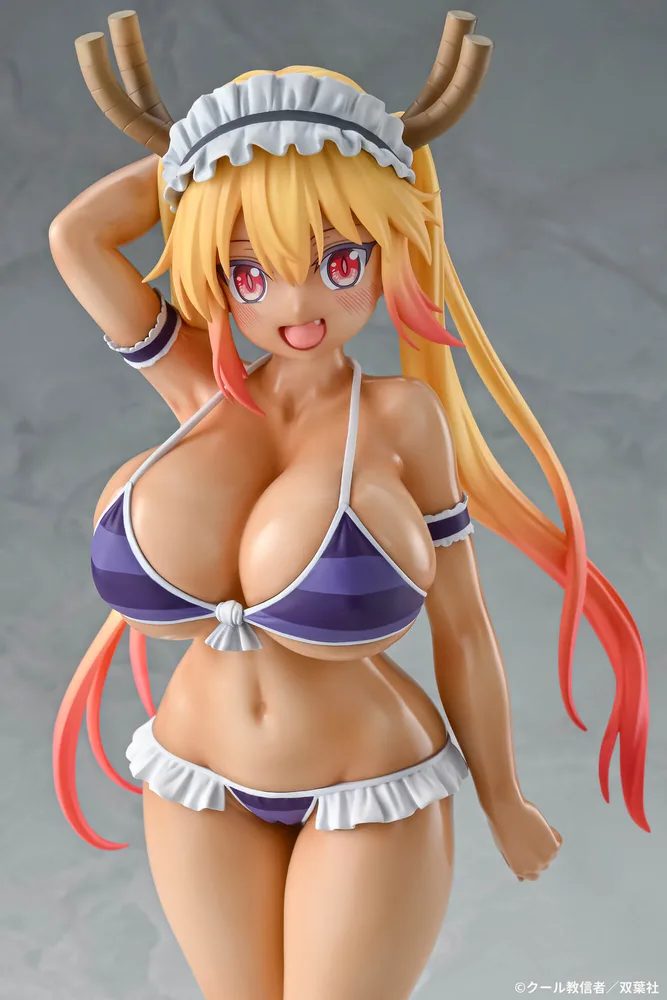 Miss Kobayashi's Dragon Maid 1/7 Scale Pre-Painted Figure: Tohru Bikini Style Sunburn Ver.
