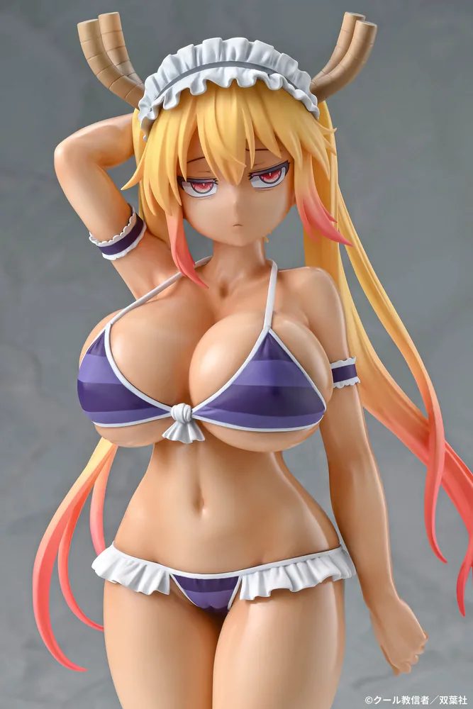 Miss Kobayashi's Dragon Maid 1/7 Scale Pre-Painted Figure: Tohru Bikini Style Sunburn Ver.