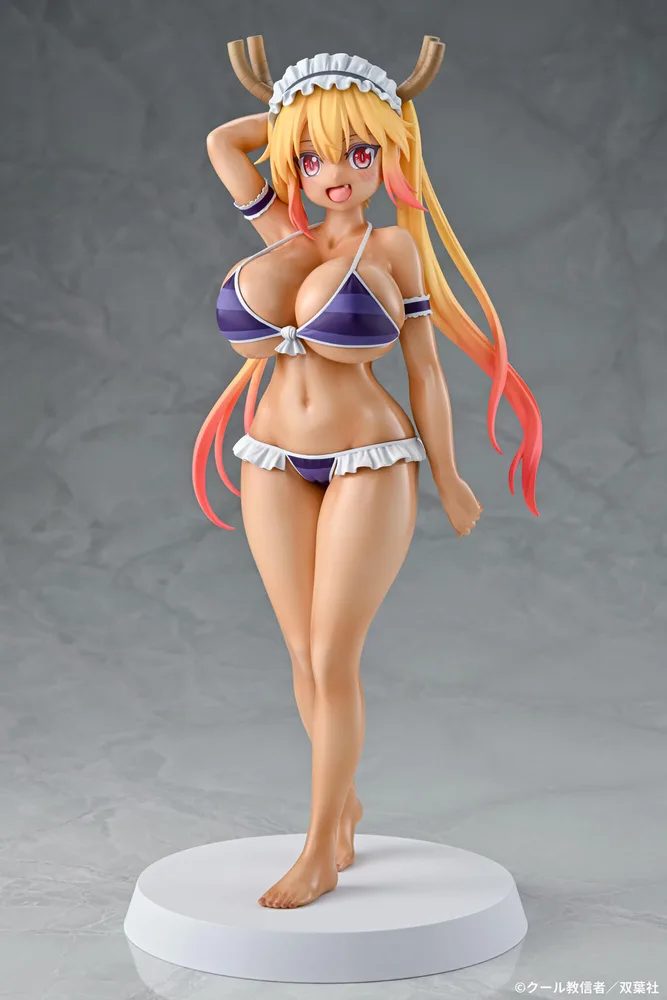Miss Kobayashi's Dragon Maid 1/7 Scale Pre-Painted Figure: Tohru Bikini Style Sunburn Ver.
