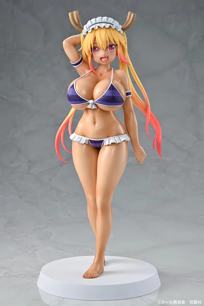 Miss Kobayashi's Dragon Maid 1/7 Scale Pre-Painted Figure: Tohru Bikini Style Sunburn Ver.