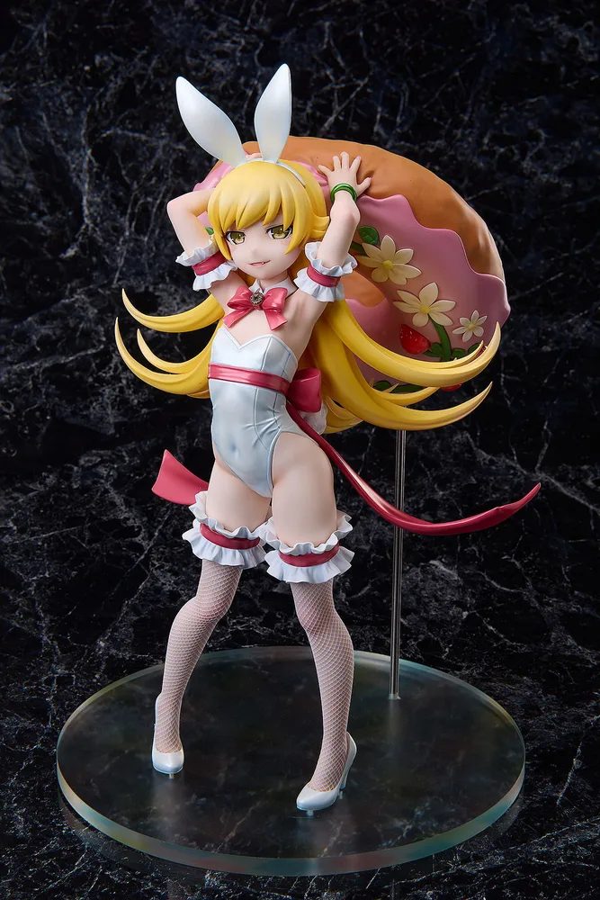 Monogatari Series 1/4 Scale Pre-Painted Figure: Oshino Shinobu White Bunny Ver.