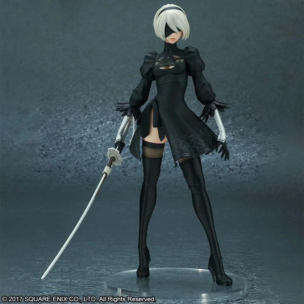NieR:Automata Pre-Painted Figure: 2B (YoRHa No. 2 Type B) Deluxe Version (Re-run)