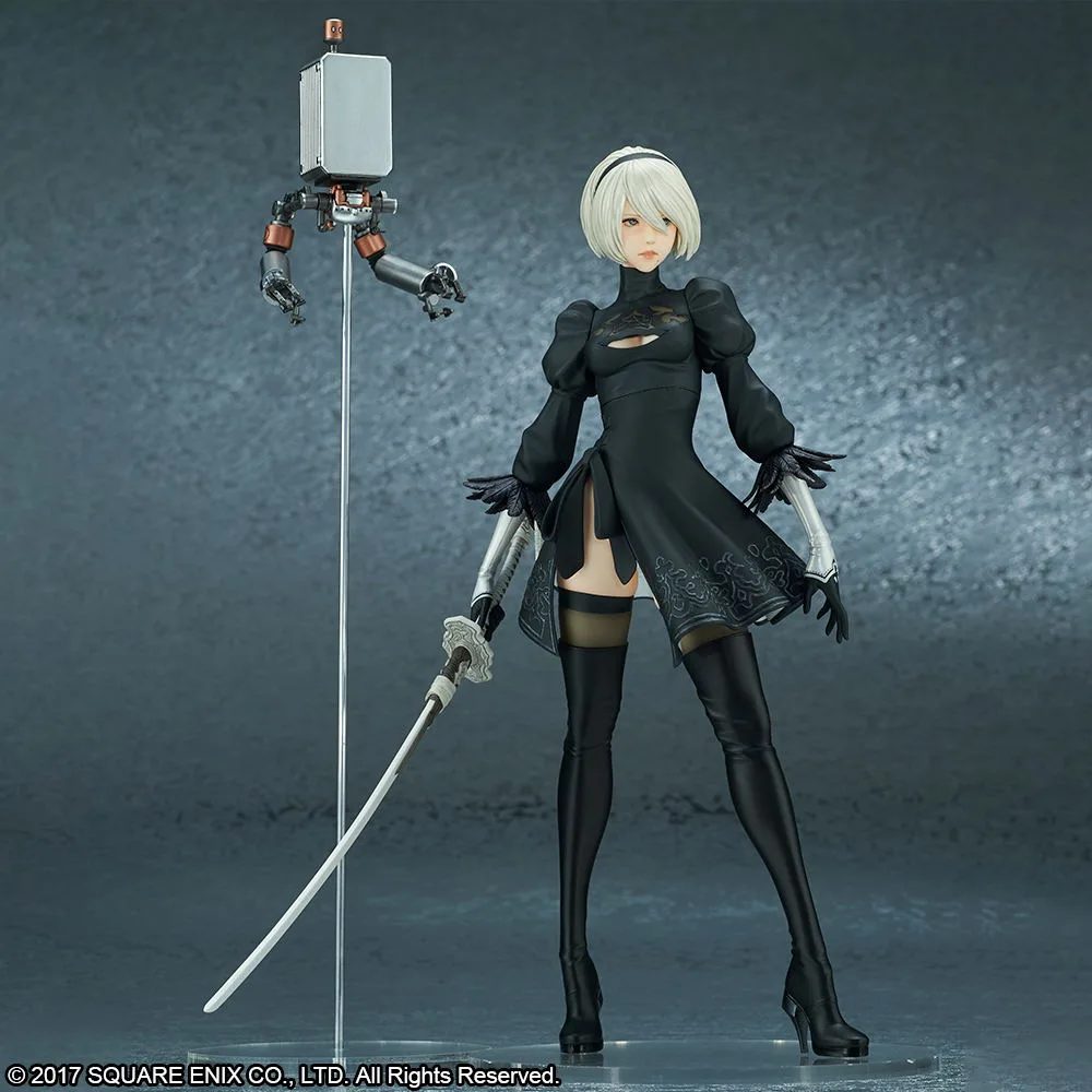NieR:Automata Pre-Painted Figure: 2B (YoRHa No. 2 Type B) Deluxe Version (Re-run)
