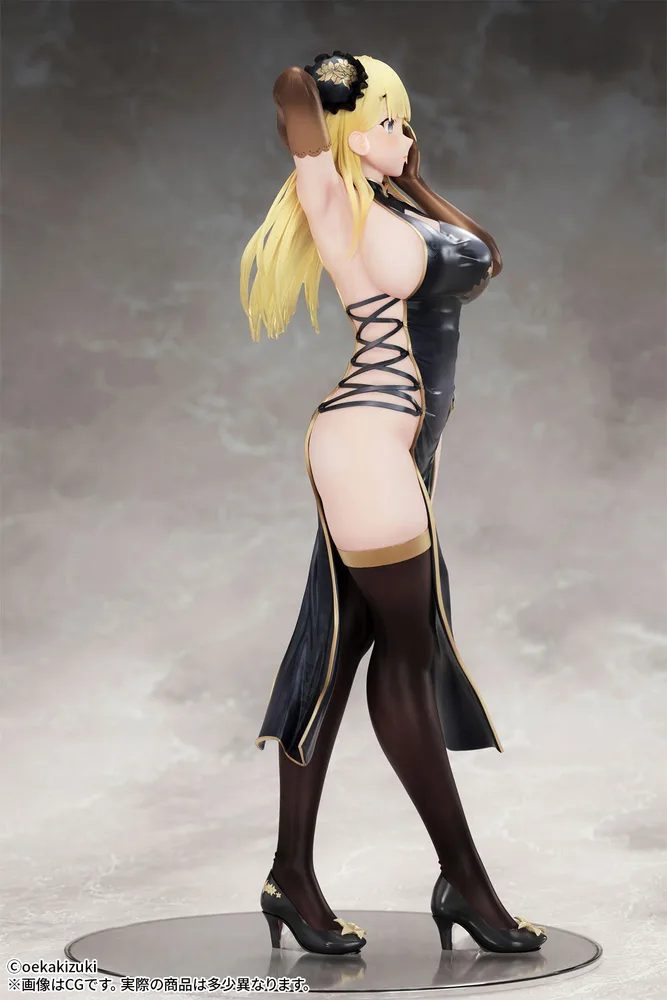 Oekakizuki Original Illustration 1/7 Scale Pre-Painted Figure: China Girl Black Ver.