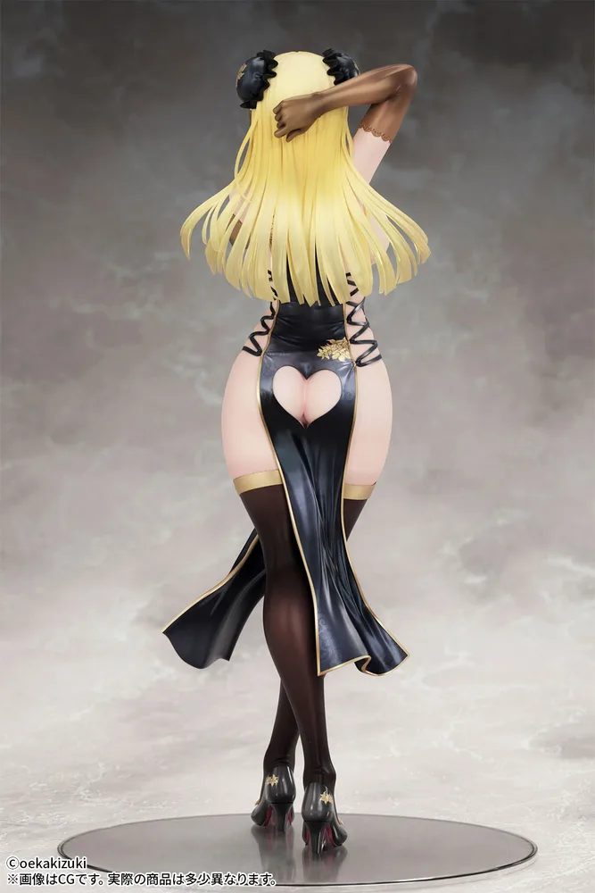 Oekakizuki Original Illustration 1/7 Scale Pre-Painted Figure: China Girl Black Ver.